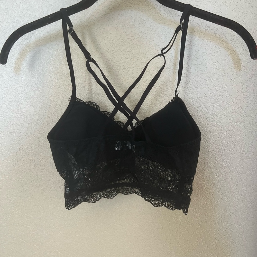 Abercrombie & Fitch Black Lace Bralette